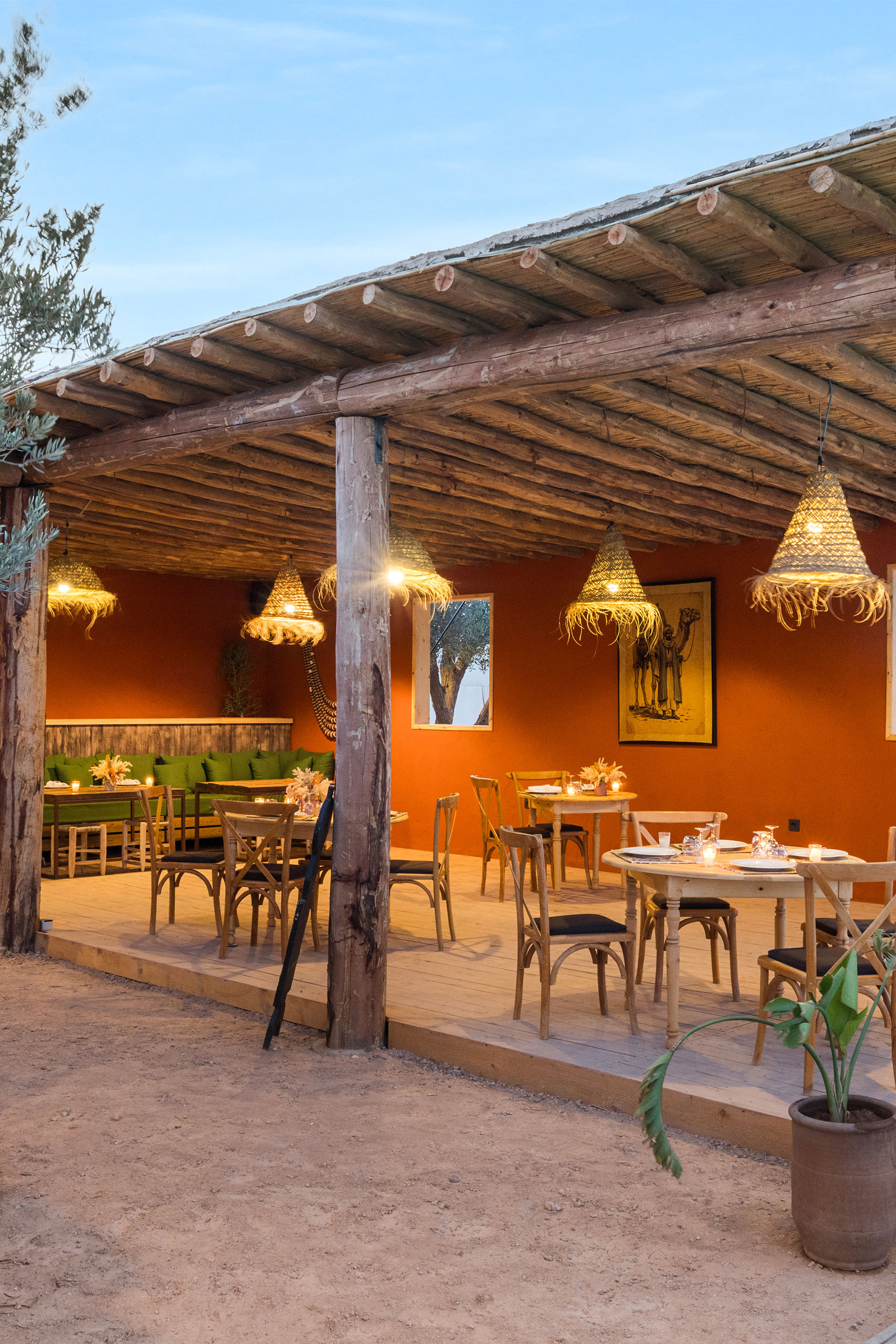 Les terrasses d'agafay - La pergola Les terrasses d'agafay - La pergola