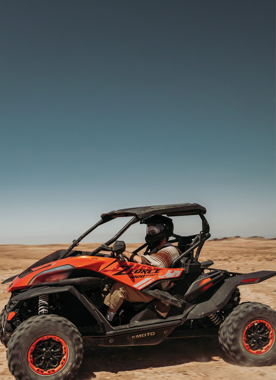 Buggy circuit in the Agafay desert