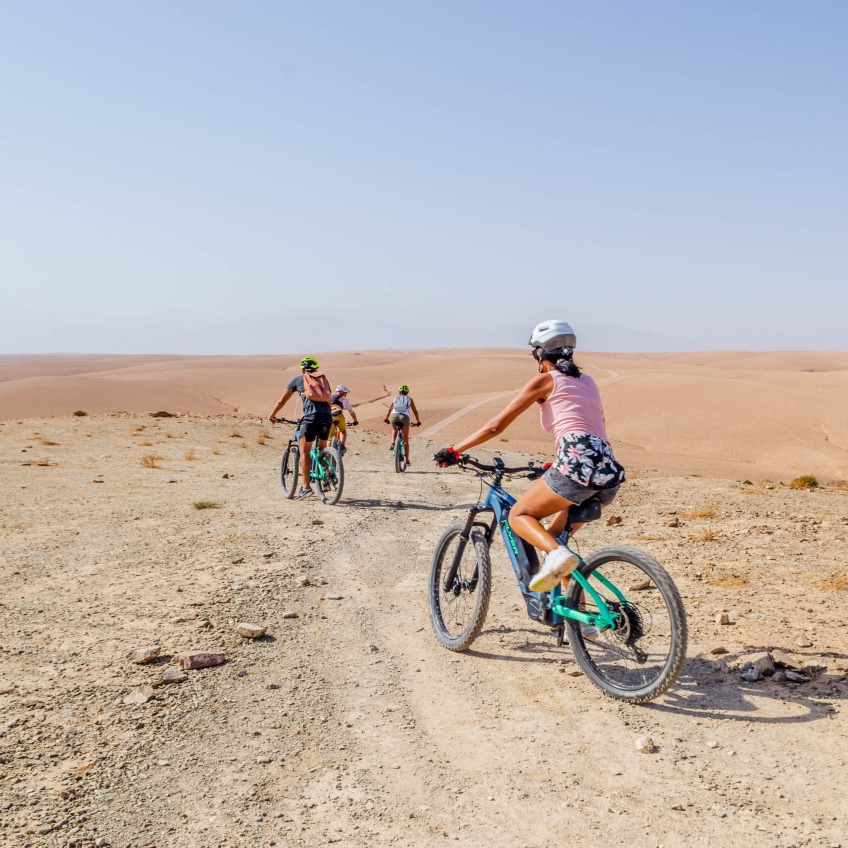 E-bike ride in the Agafay desert